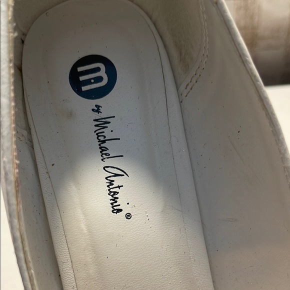 Michael Antonio White and Pink Wedge Shoes - Picture 2 of 13